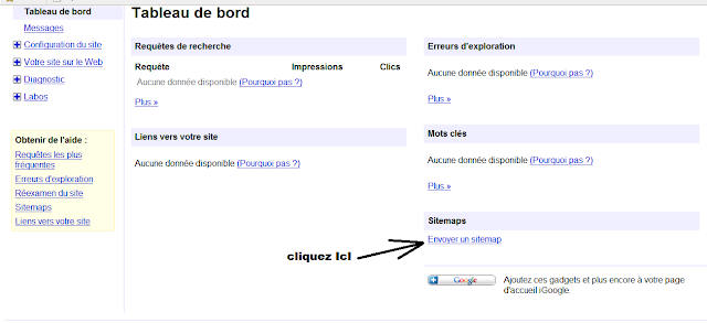 présenter sitemap a google