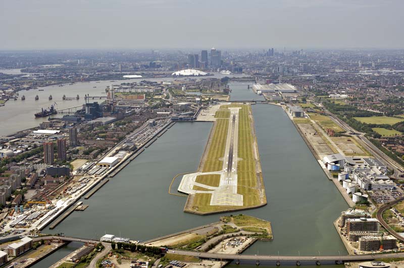 A photograph accompanying this article shows London airport, 