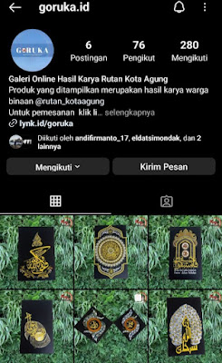 Penjualan online kaligrafi