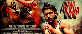 Bhaag Milkha Bhaag movie poster.