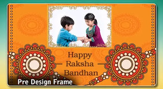 MAKE THE AMAZING RAKHI PHOTO FRAMES 2021  Create amazing rakhi photo frames 2021, add rakhi stickers and send greetings.