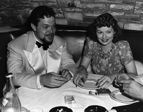 Lucille Ball and Orson Welles in 1940