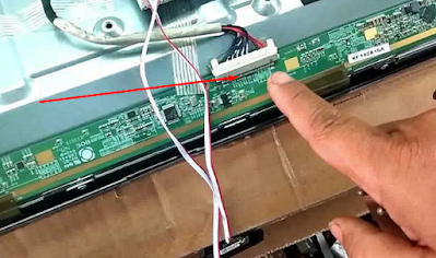 How to Fix TV Black Screen Loose LVDS Cable Connector