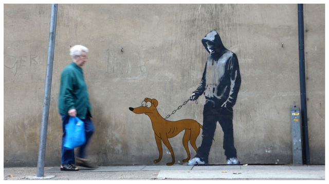 London based artist collective JBOY pays tribute to BANKSY's recent collab