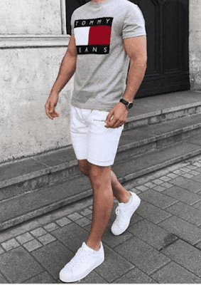  White Sneaker with shorts
