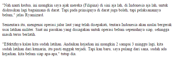 Gile Mantap Tenan, TNI Siapkan Pasukan Siluman Untuk Serbu Kelompok Abu Sayyaf  Ditempat Tak Terduga - Commando