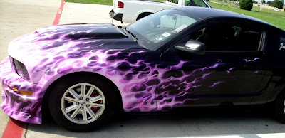 airbrushed_mustang_with_pink_true_fire_flame_theme_side