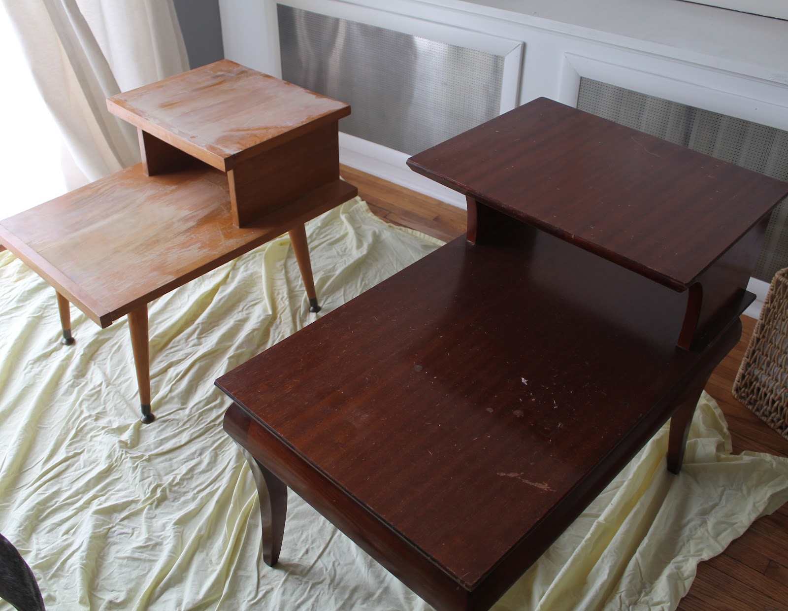 Hammers and High Heels: A Tale of Two Two-Tier End Tables