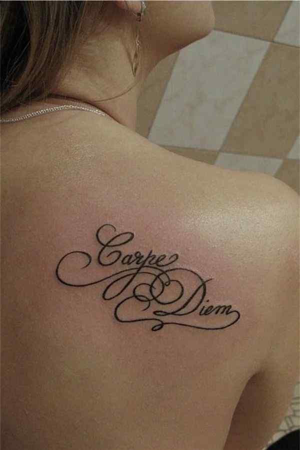 Side Carpe Tattoo