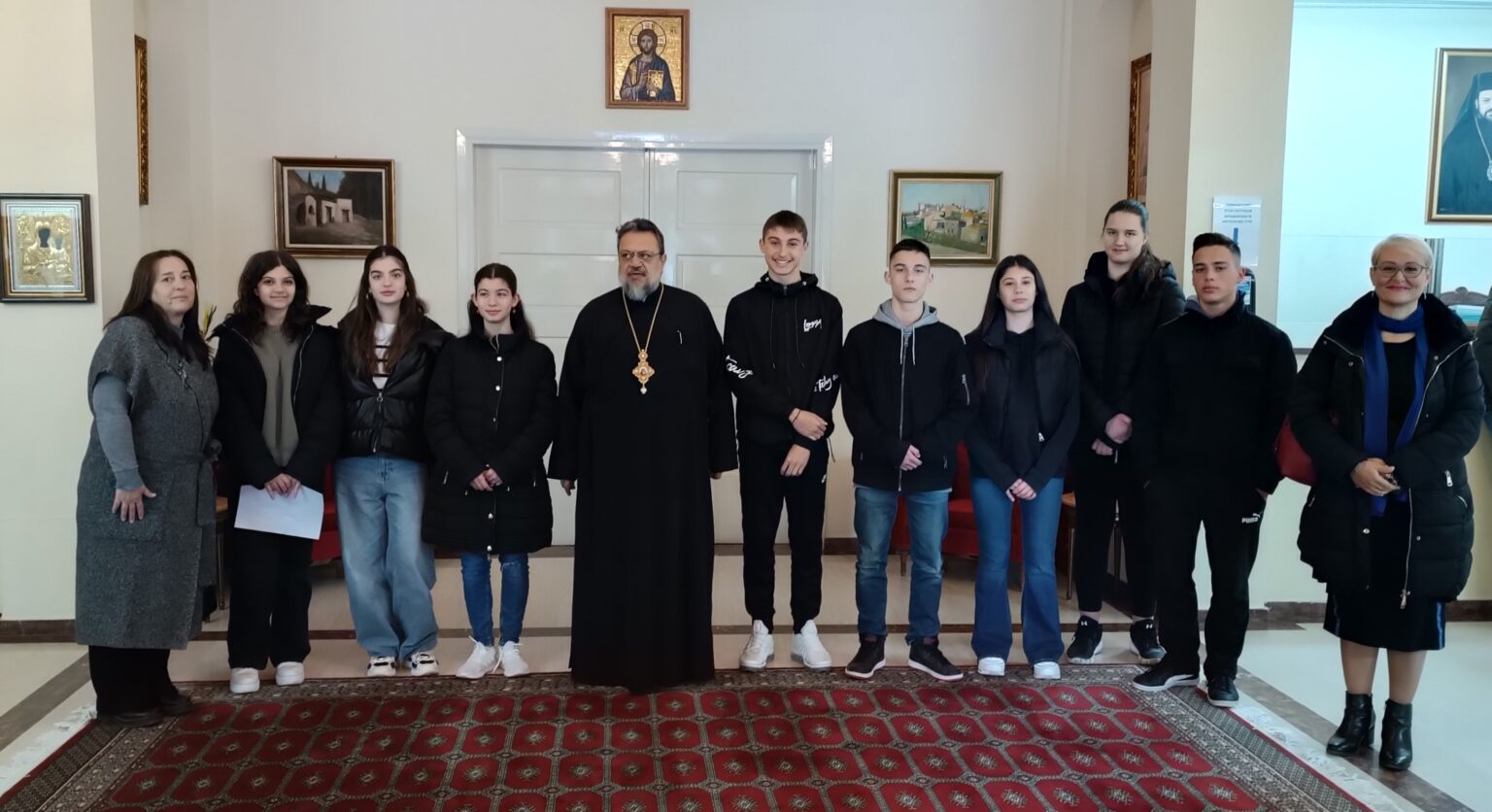 Εκπαιδευτική επίσκεψη στο Επισκοπείο της Ιεράς Μητρο­πό­λεως Μεσσηνίας μαθητές του Πειραματικού Γυμνασίου Καλαμάτας