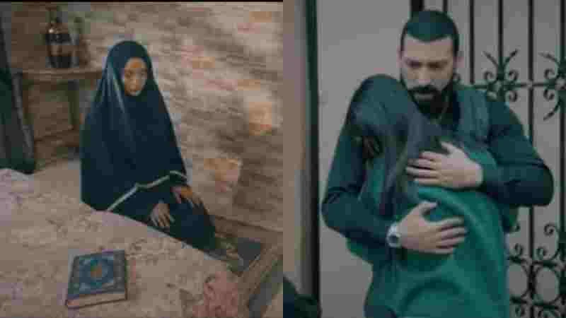 بالفيديو لقطات من المسلسل الجزائري من بطولة نضال السعدي وفتحي الهداوي وبرتقيس تظهر بالحجاب