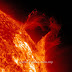 Gambar foto nyalaan api matahari dirakamkan NASA