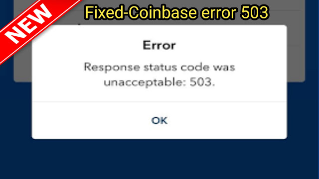 Coinbase error 503