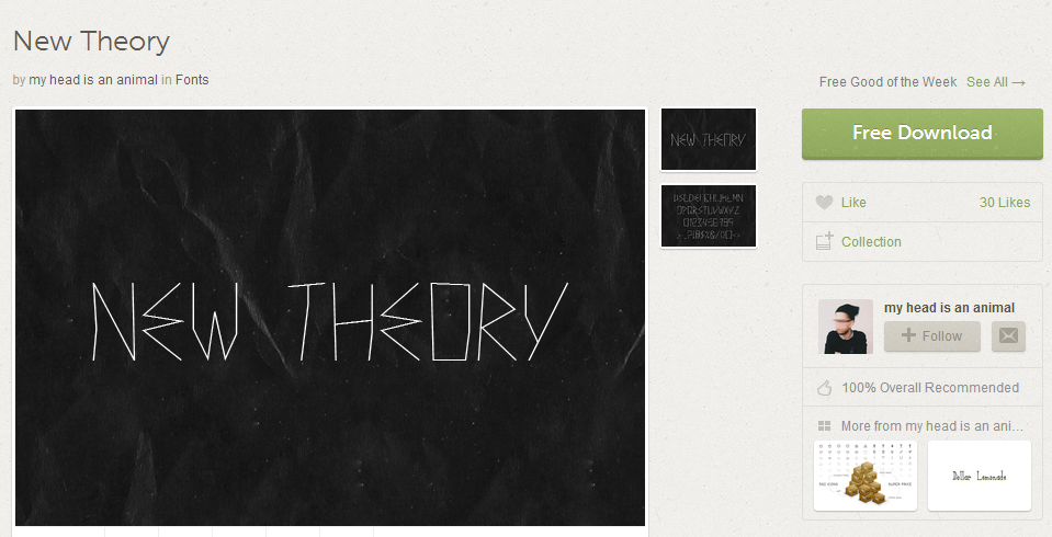 Download New Theory Font