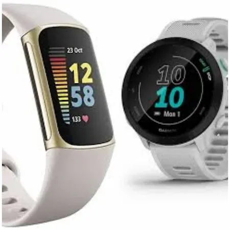 Image of Fitbit Charge 5 VS. Garmin Forerunner 55 Smart Watch
