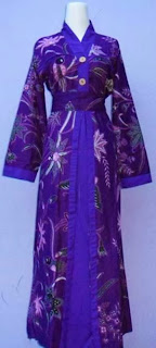 model gamis batik