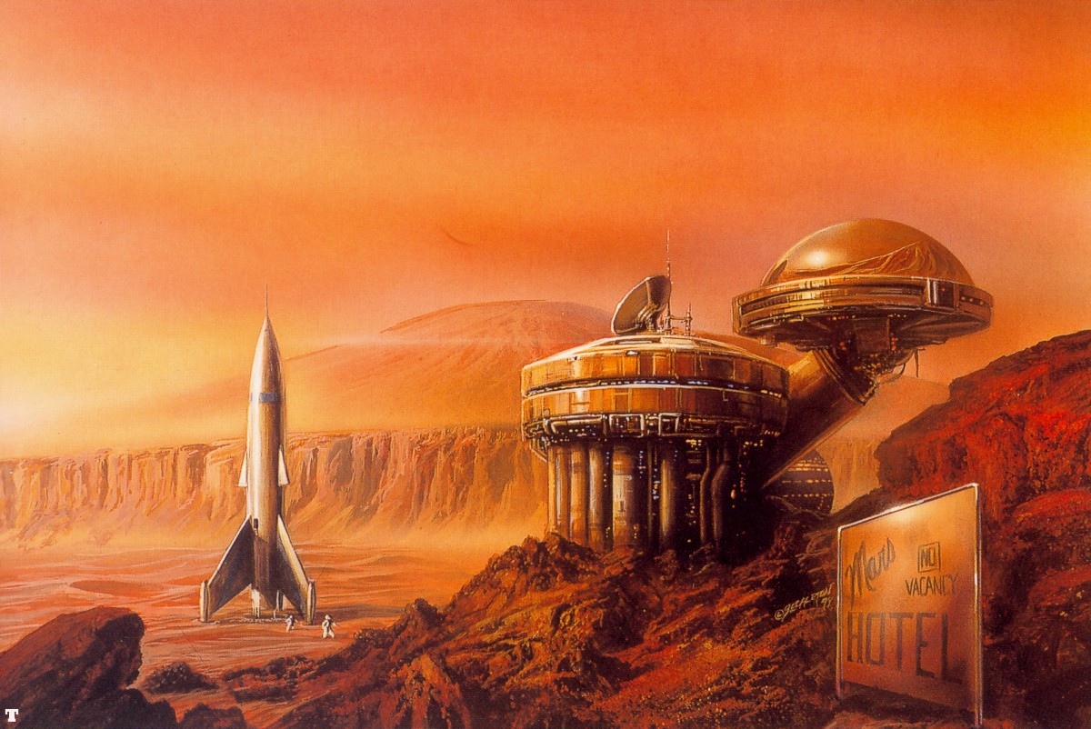 Mars hotel by Bob Eggleton