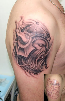 Shoulder Viking Tattoo Design 5