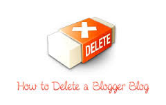 how to delete blogger blog ?