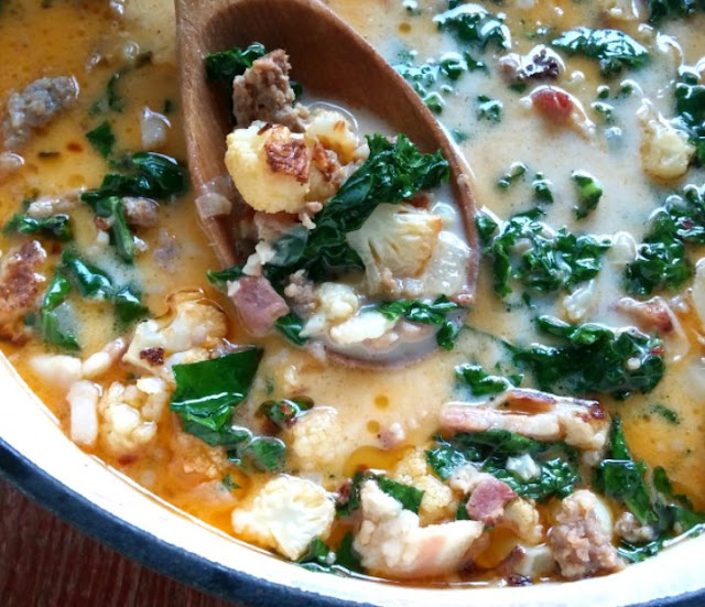 Keto Zuppa Toscana Soup #healthy #recipes