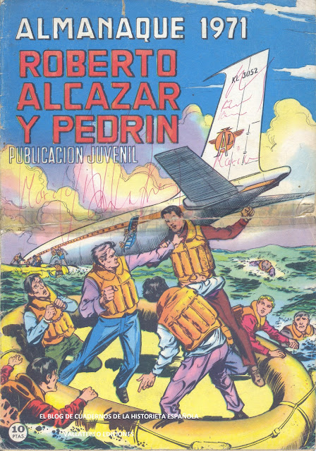 Almanaque 1971 Roberto Alcázar y Pedrín