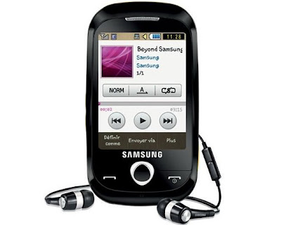 Samsung Corby S3653 Specifications: