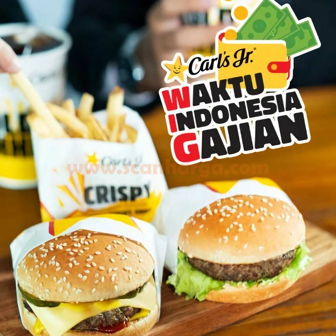 Promo Carl's Jr Waktu Indonesia Gajian Makan Berdua Hanya 54 Ribuan