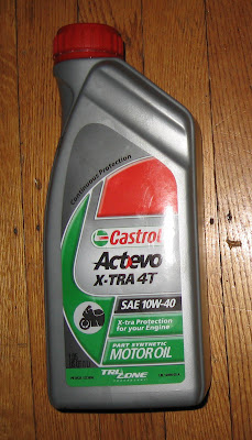 New bottle for Castrol oil that I use in my scooter