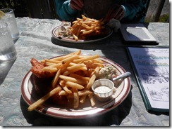 Fish and chips for lunch