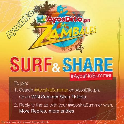 Win a Beach Party Passes with AyosDito AyosNaSummer Contest