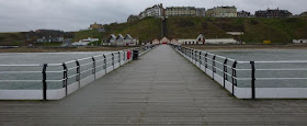 A view of the promenade from the pier in Saltburn-by-the-Sea