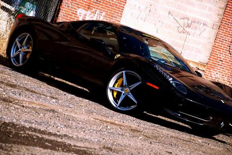 Ferrari 458 Italia Fabspeed black The processor and supplier Fabspeed 