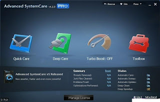IObit Advanced SystemCare Pro 4.2 with Serial License Code For Free