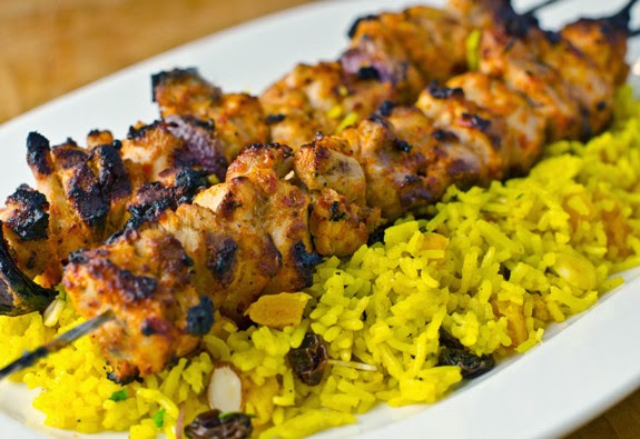 Middle Eastern Chicken Kebabs