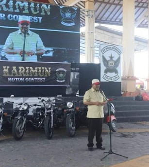 Bupati Karimun Membuka Karimun Motor Kontes Tahun 2022 yang Diikuti 69 Kontestan