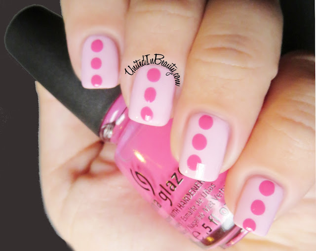 Polka dot nails