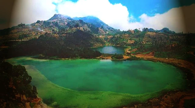 Foto Dataran tinggi Dieng Jawa Tengah