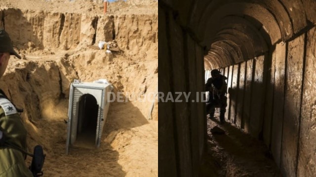 Gambaran Terowongan Gaza Yang Jadi Incaran Israel: Dalamnya 70 Meter, Panjang Total 500 Kilometer!