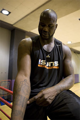 Shaquille O'Neal Forearm Tattoos
