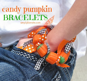 http://simplykierste.com/2010/09/candy-pumpkin-bracelets.html