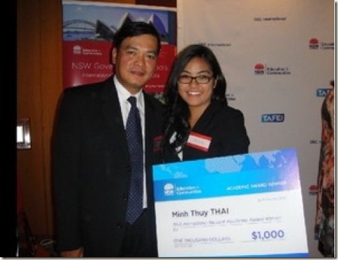 Vietnamese Student win academy