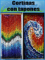 Tutorial: Cortinas con tapones de botellas