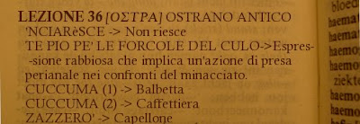 Ostra,Dialetto,Lezione 36