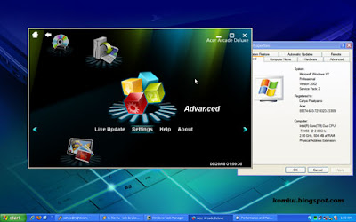 Acer Arcade Deluxe in Windows XP