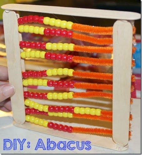 DIY Abacus by Kindergarten Lifestyle