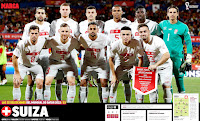 SELECCIÓN DE SUIZA. Temporada 2022-23. Ricardo Rodríguez, Elvedi, Granit Xhaka, Akanji, Embolo, Sommer. Remo Freuler, Widmer, Djibril Sow, Ruben Vargas y Xherdan Shaqiri. SELECCIÓN DE ESPAÑA 1 SELECCIÓN DE SUIZA 2 Sábado 24/09/2022, 20:45 horas. Liga de Naciones de la UEFA, Grupo A2, jornada 5. Zaragoza, España, estadio de La Romareda: 31.809 espectadores. GOLES: 0-1: 21’, Manuel Akangi. 1-1: 55’, Jordi Alba. 1-2: 58’, Breel Embolo.