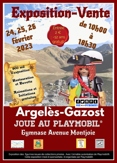 Exposition Playmobil 2023 d'Argelès-Gazost