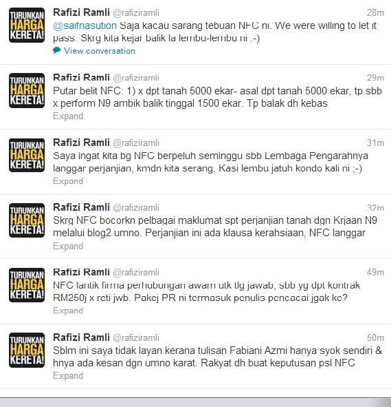 @rafiziramli Persoalkan Dokumen Rahsia Dikeluarkan Blogger BN #1Malaysia #TolakPR #TolakFitnah @NajibRazak