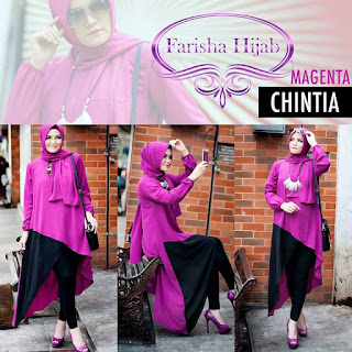 Chintia Tunik by Farisha Hijab Ungu