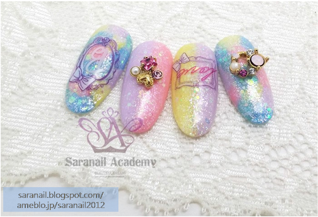 Nail Art For Valentine/ Pastel Colored Gel Polish/ Cute and Lovely Nail Art 